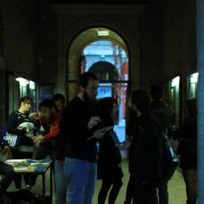 Staff DC in azione ai Tolentini. Spam un corno: lavoro duro e il progetto che gira. E Carlo (la macchina) la fa girare, eccome - 30 ottobre 2015 - Foto: Brando Prizzon
