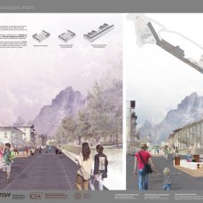 Tavola 5. Progetto | La passeggiata urbana