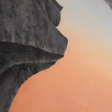 Silvia Giordani, Wormhole, 150x120 cm, acrilico e olio su tela, 2024