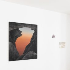 Silvia Giordani, Wormhole, 150x120 cm, acrilico e olio su tela, 2024