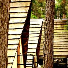 ex villaggio eni di borca di cadore_le capanne-residenze d\'artista - foto sergio casagrande