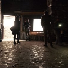 villaggio eni di borca di cadore_una capanna nel camping_foto giacomo de donà