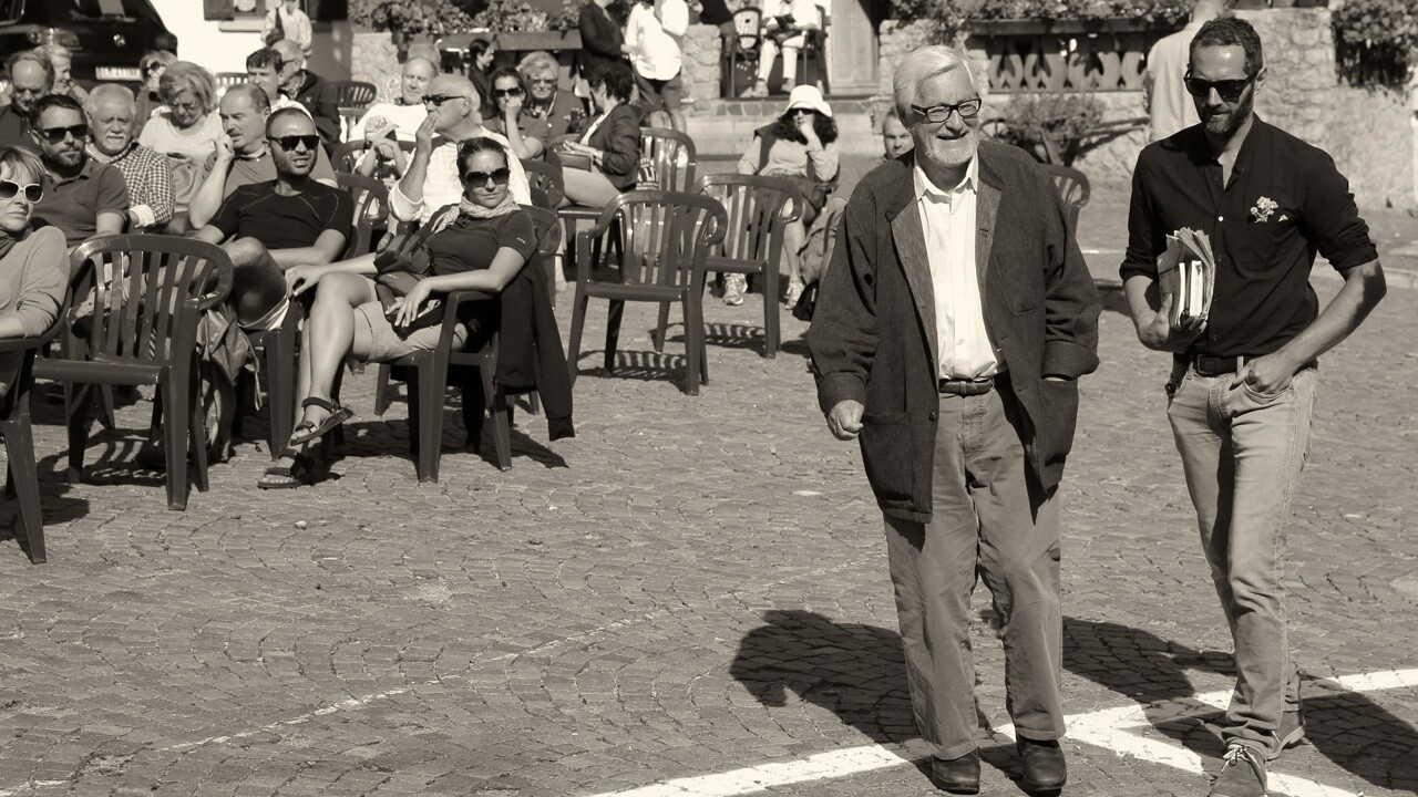Paesaggi Contemporanei, Marc Augè a Forni di Sopra, 17 agosto 2014 - foto luca rento